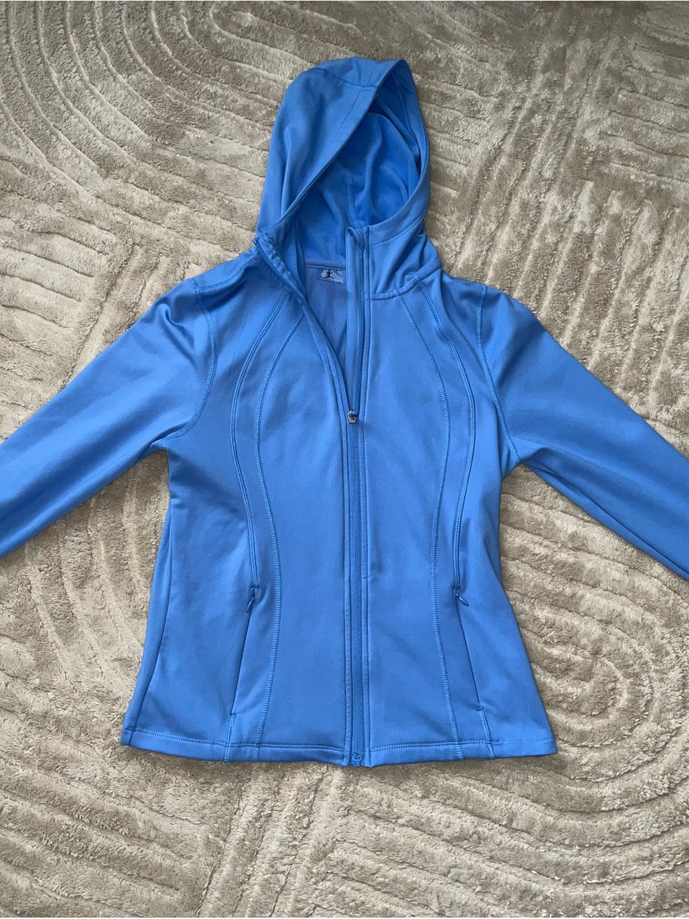 Danskin Blue Hooded Zip-Up Jacket